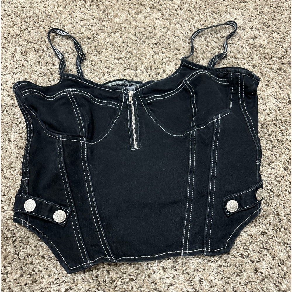 Jean Corset Top